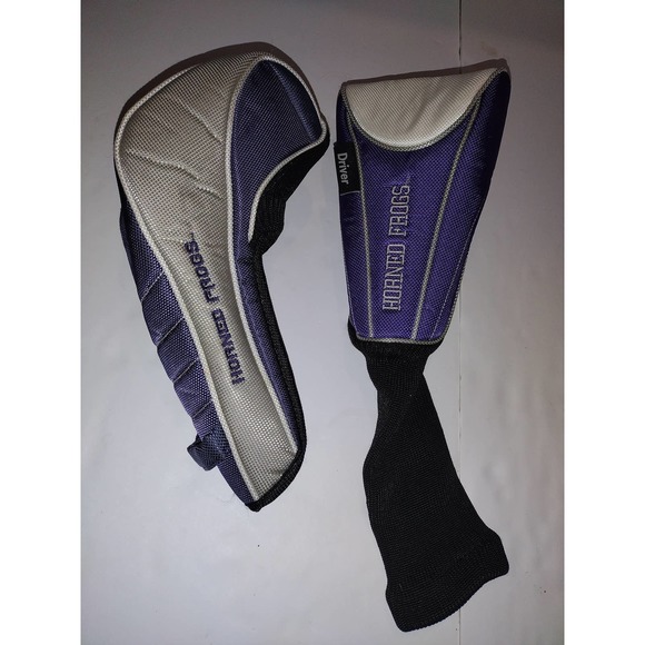 TCU Horned Frogs Purple and White Driver Head Cover - Picture 1 of 4